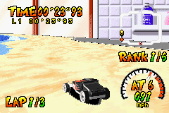 Hot Wheels: Burnin' Rubber screenshot 4 for GameBoy Advance